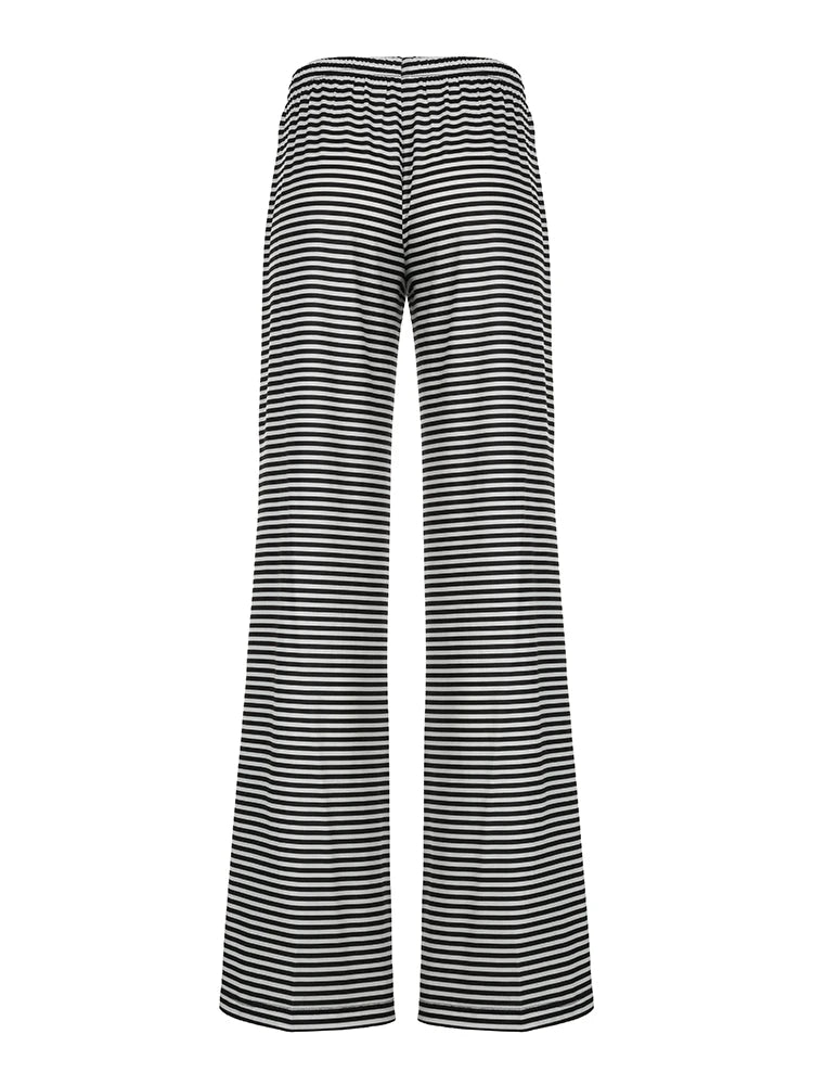 Blake Striped Wide-Leg Pants