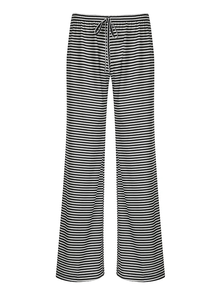 Blake Striped Wide-Leg Pants