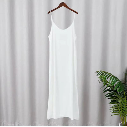 Luna White Long Dress